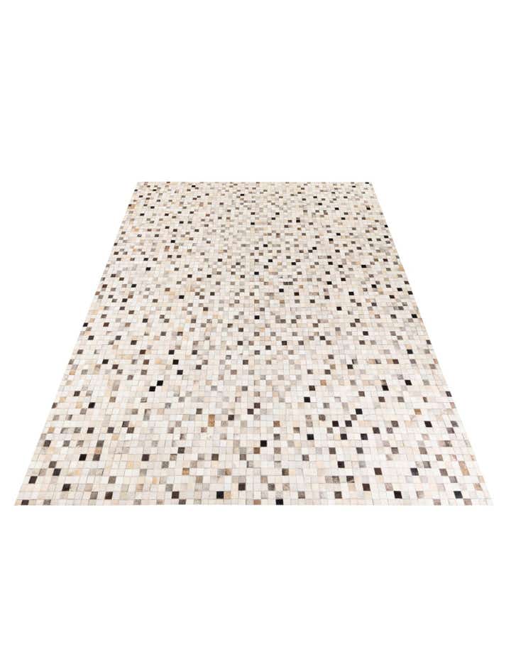 8' 1 x 10' Cowhide Stocks Rug