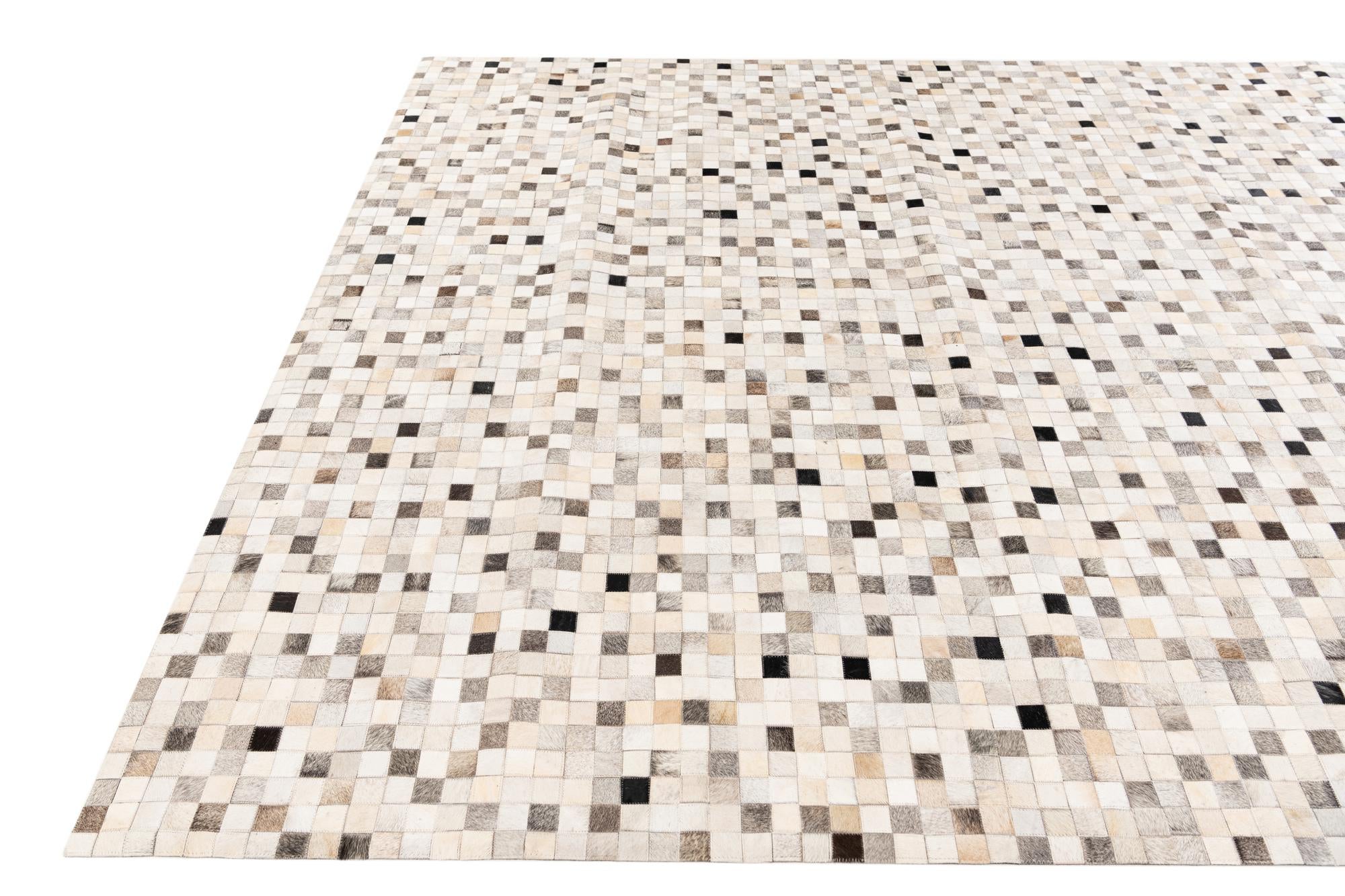 8' x 10' Cowhide Stocks Rug