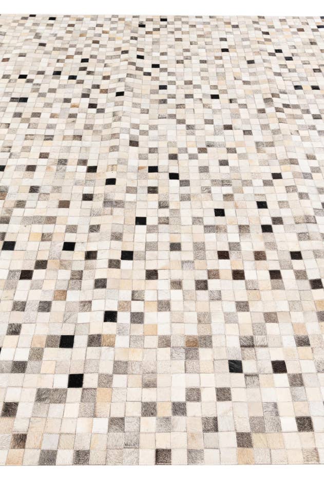 Detail image of 8' x 10' Cowhide Stocks Rug