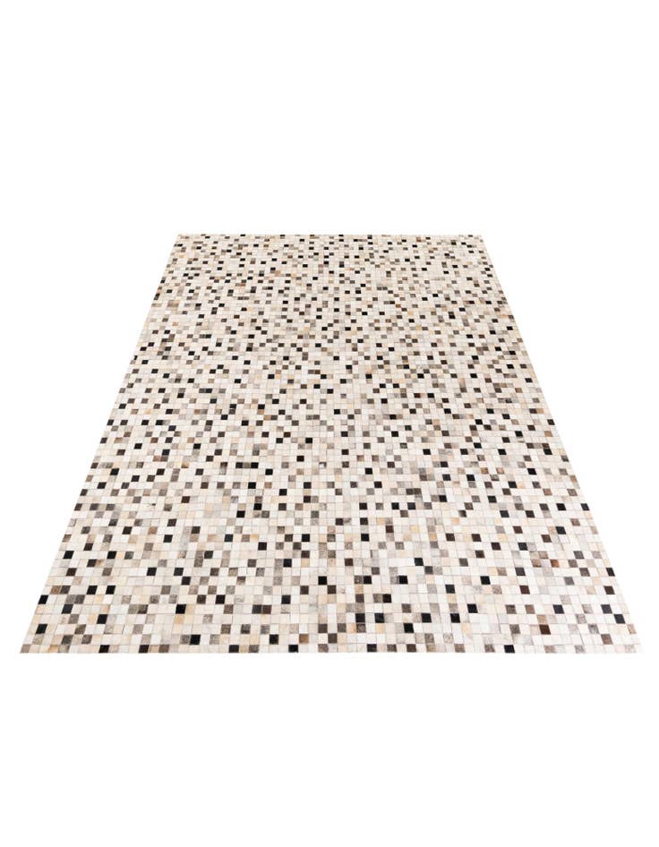 Detail image of 8' x 10' Cowhide Stocks Rug