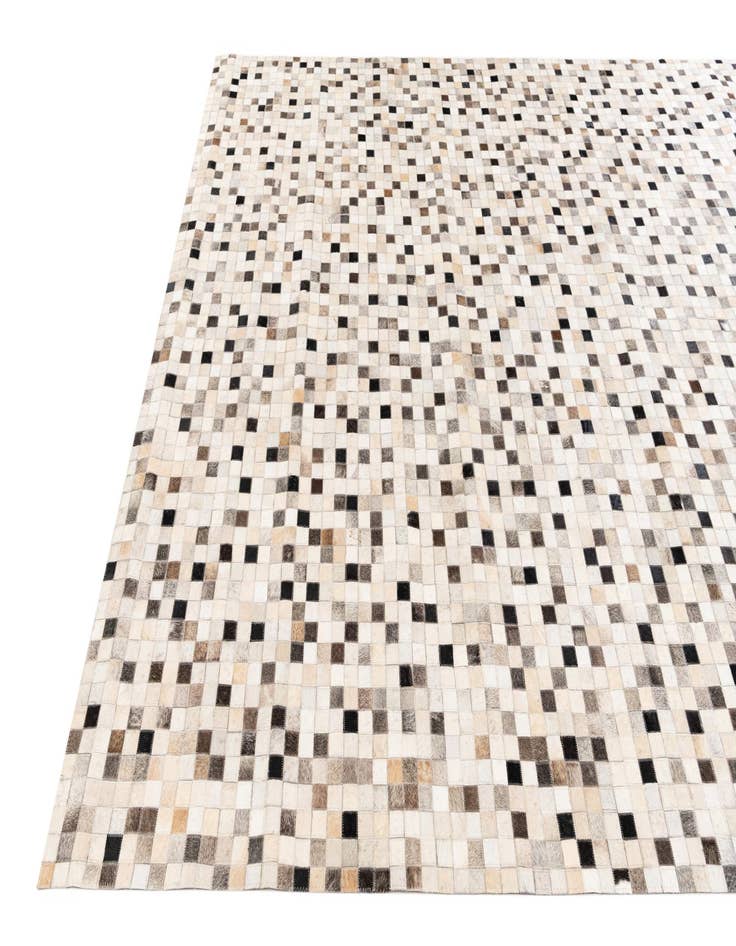 Detail image of 8' x 10' Cowhide Stocks Rug