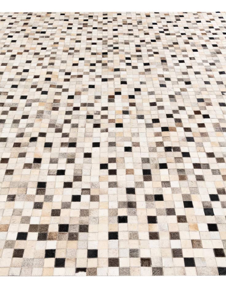 Detail image of 8' x 10' Cowhide Stocks Rug