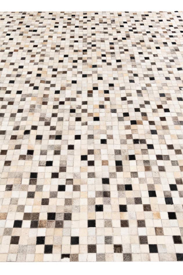 Detail image of 8' x 10' Cowhide Stocks Rug