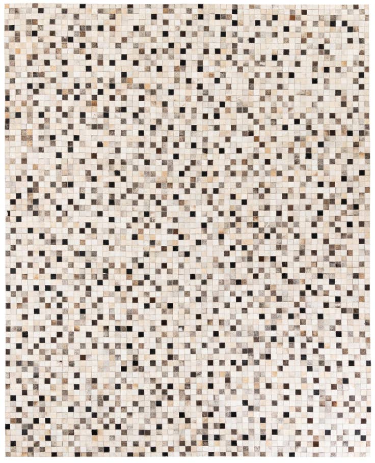 Detail image of 8' x 10' Cowhide Stocks Rug