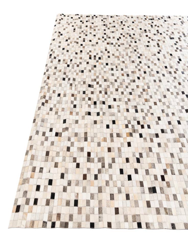 Detail image of 8' x 9' 10 Cowhide Stocks Rug