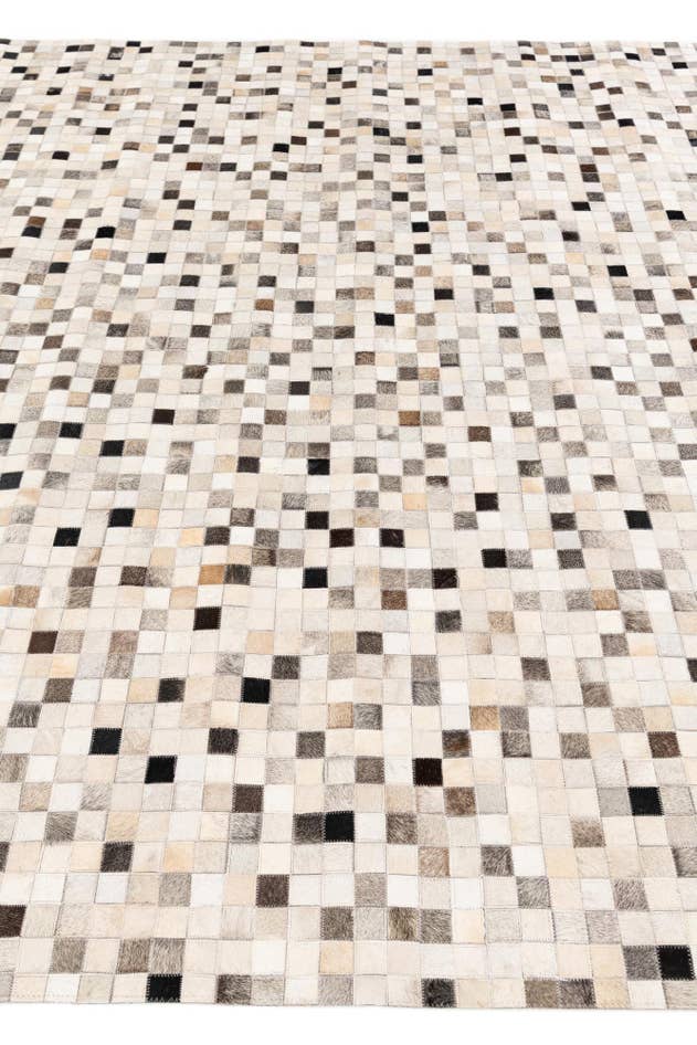 Detail image of 8' x 9' 10 Cowhide Stocks Rug