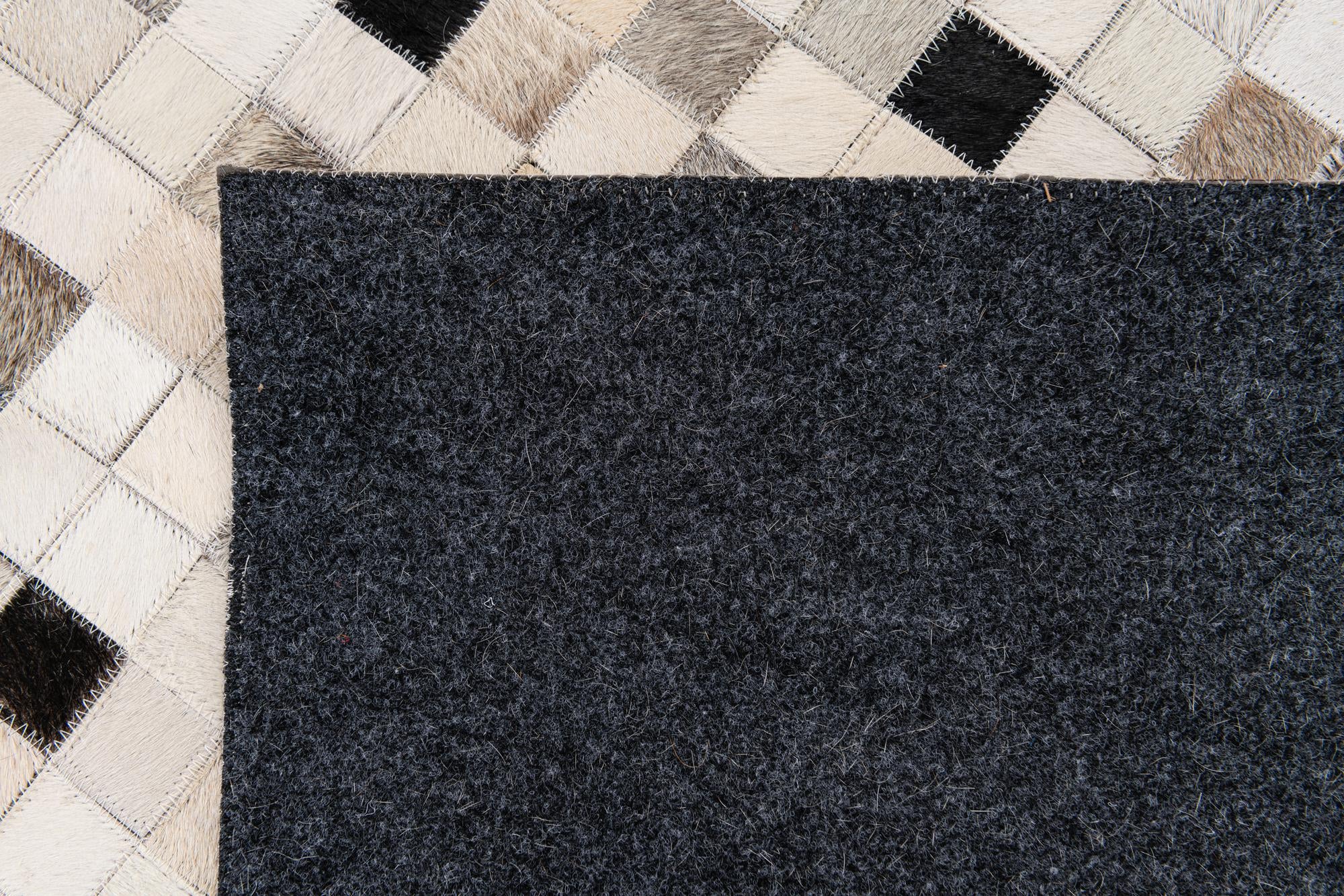 8' x 9' 10 Cowhide Stocks Rug