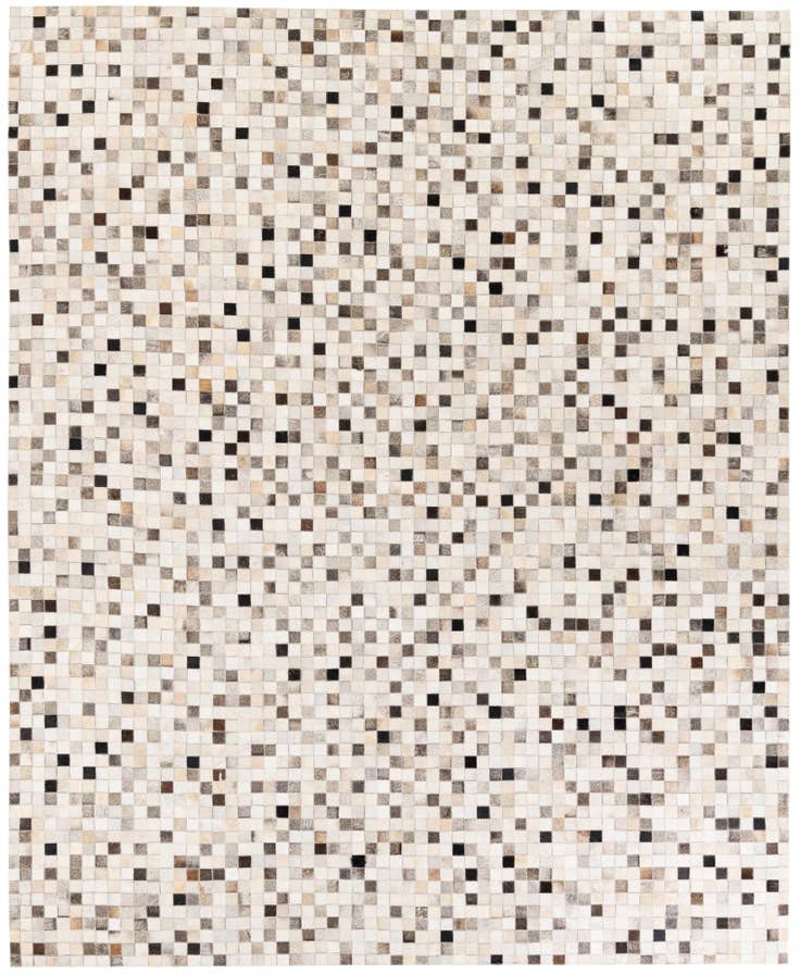 Detail image of 8' x 9' 10 Cowhide Stocks Rug