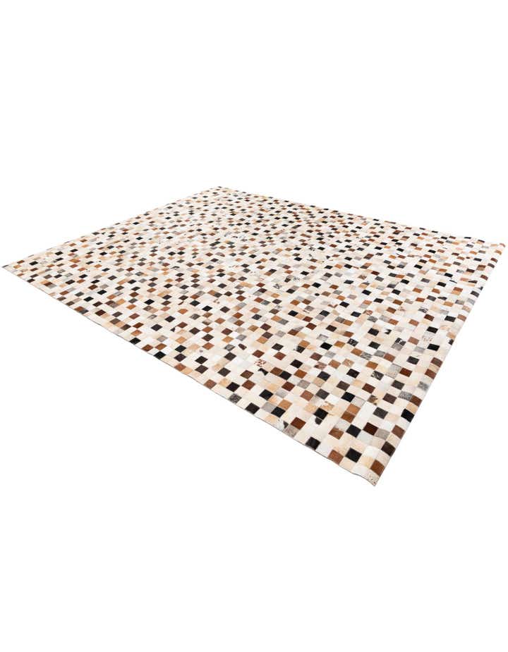 8' 1 x 9' 10 Cowhide Stocks Rug