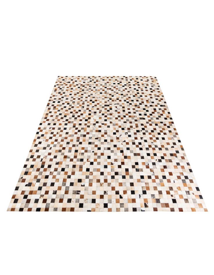 Detail image of 8' 1 x 9' 10 Cowhide Stocks Rug
