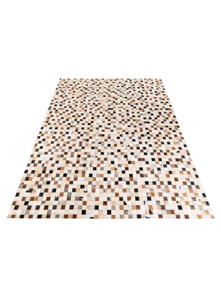 8' 1 x 9' 10 Cowhide Stocks Rug