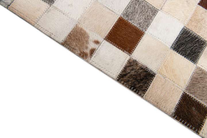 8' 1 x 9' 10 Cowhide Stocks Rug