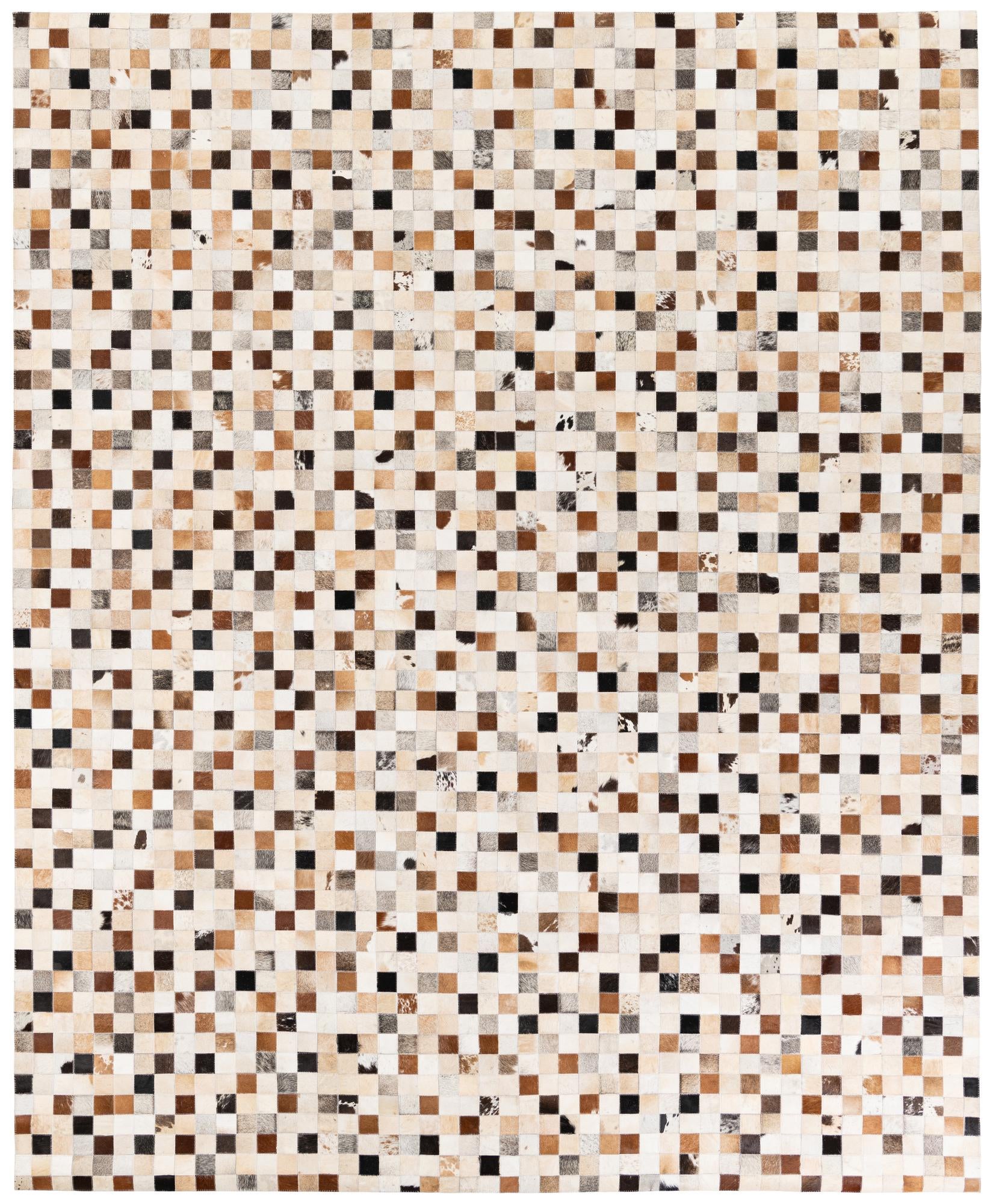 8' 1 x 9' 10 Cowhide Stocks Rug