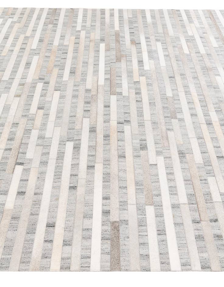 Detail image of 8' x 10' 2 Cowhide Stocks Rug