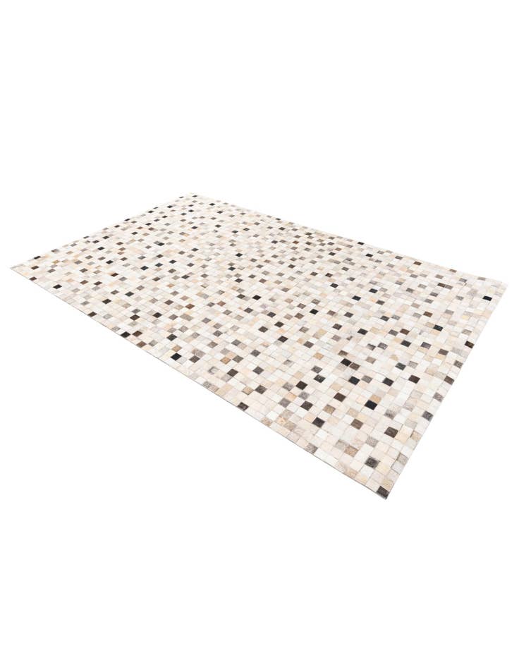 Detail image of 5' x 7' 11 Cowhide Stocks Rug