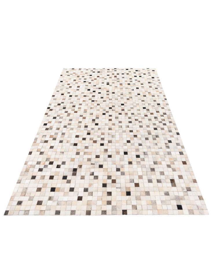 Detail image of 5' x 7' 11 Cowhide Stocks Rug