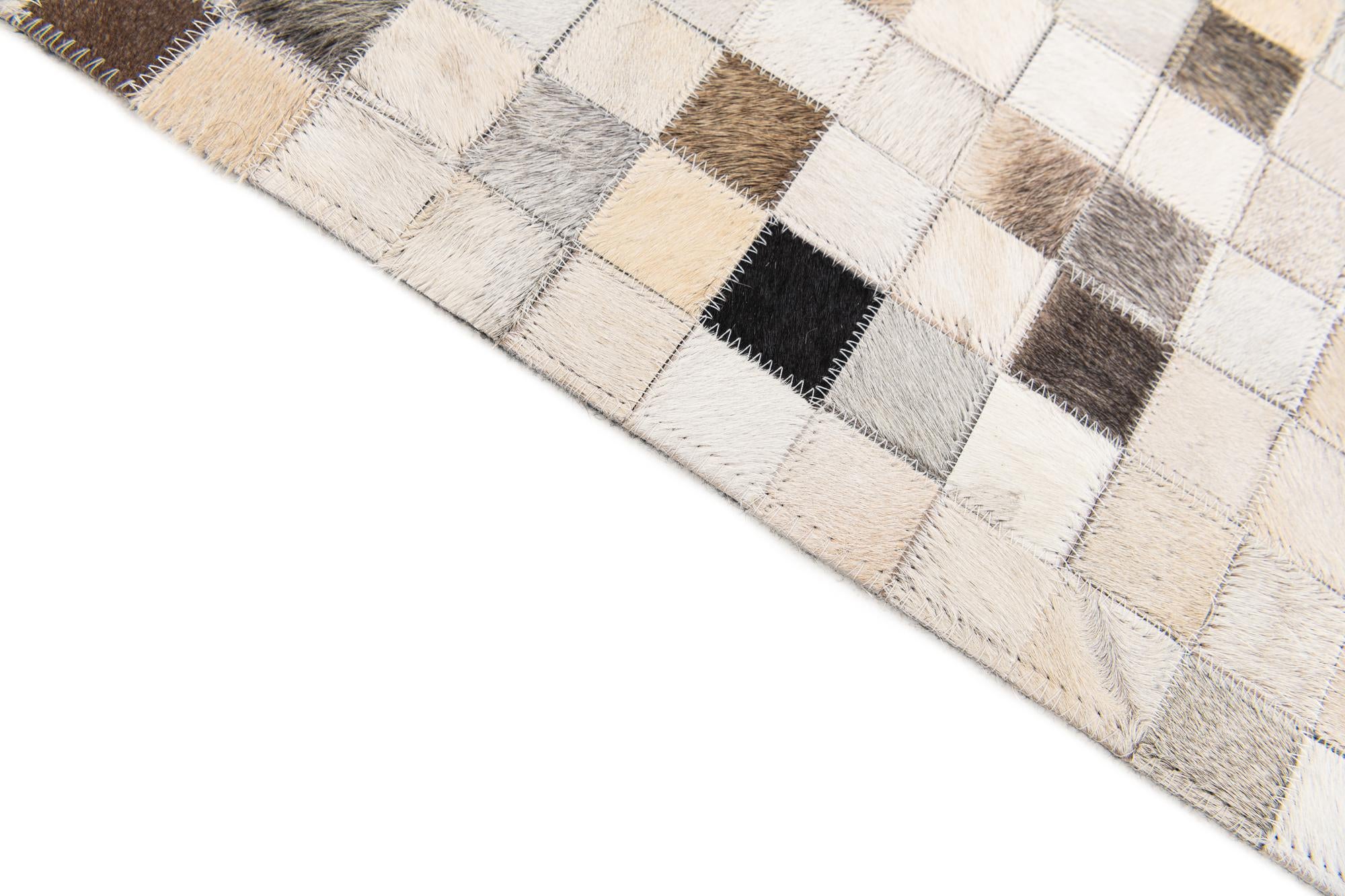 5' x 7' 11 Cowhide Stocks Rug