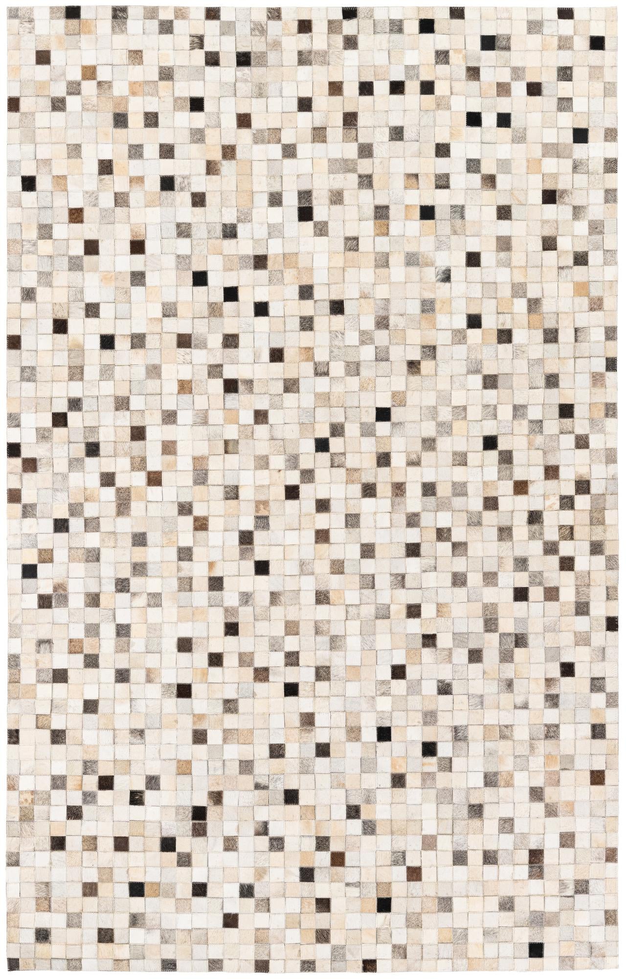 5' x 7' 11 Cowhide Stocks Rug