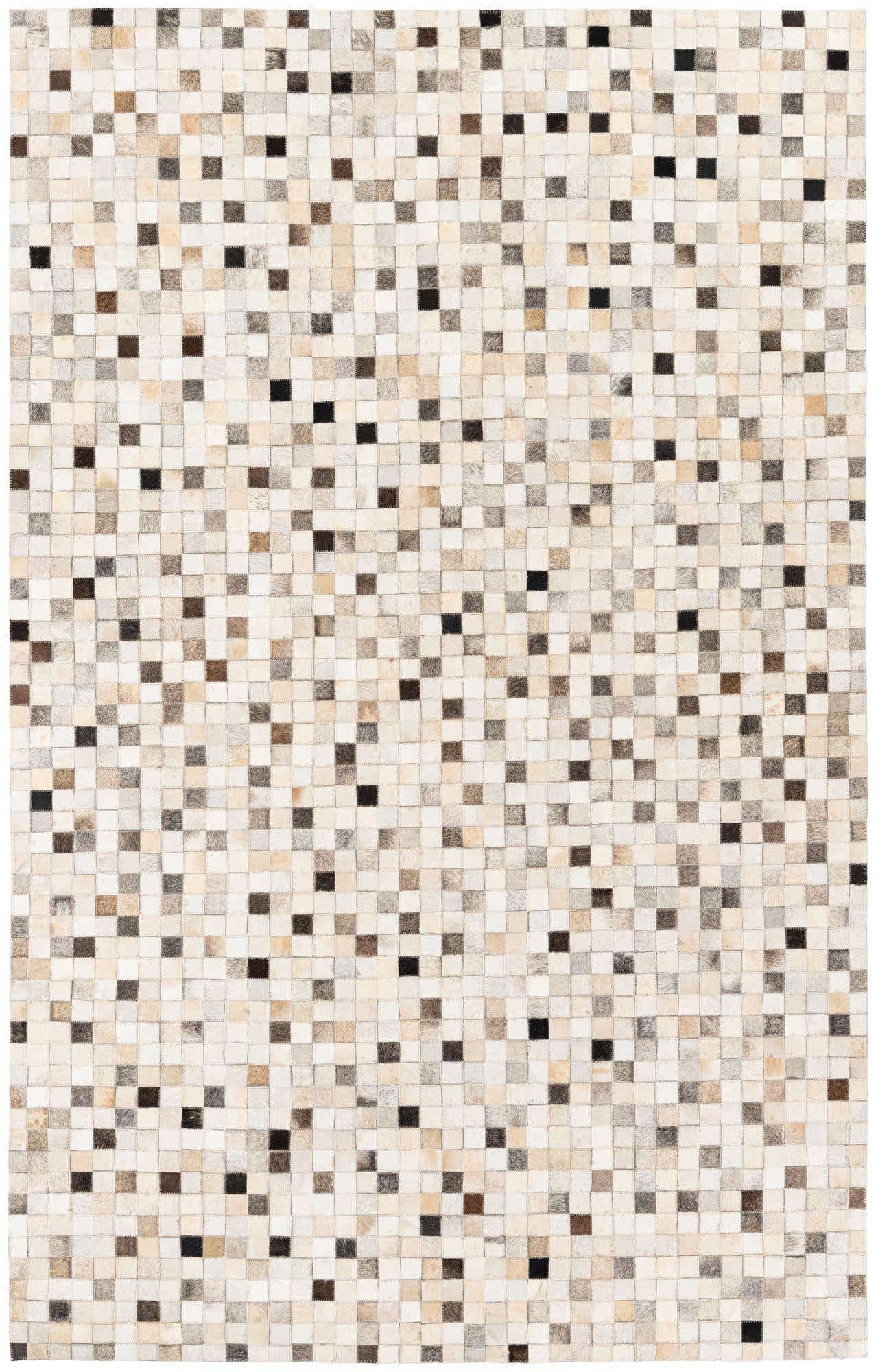 5' x 7' 11 Cowhide Stocks Rug