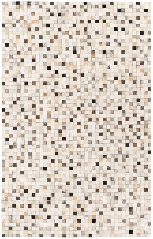 5' x 7' 11 Cowhide Stocks Rug