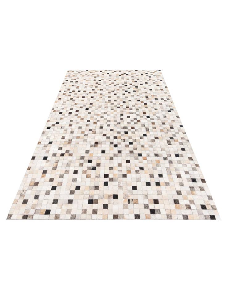 Detail image of 5' x 7' 11 Cowhide Stocks Rug