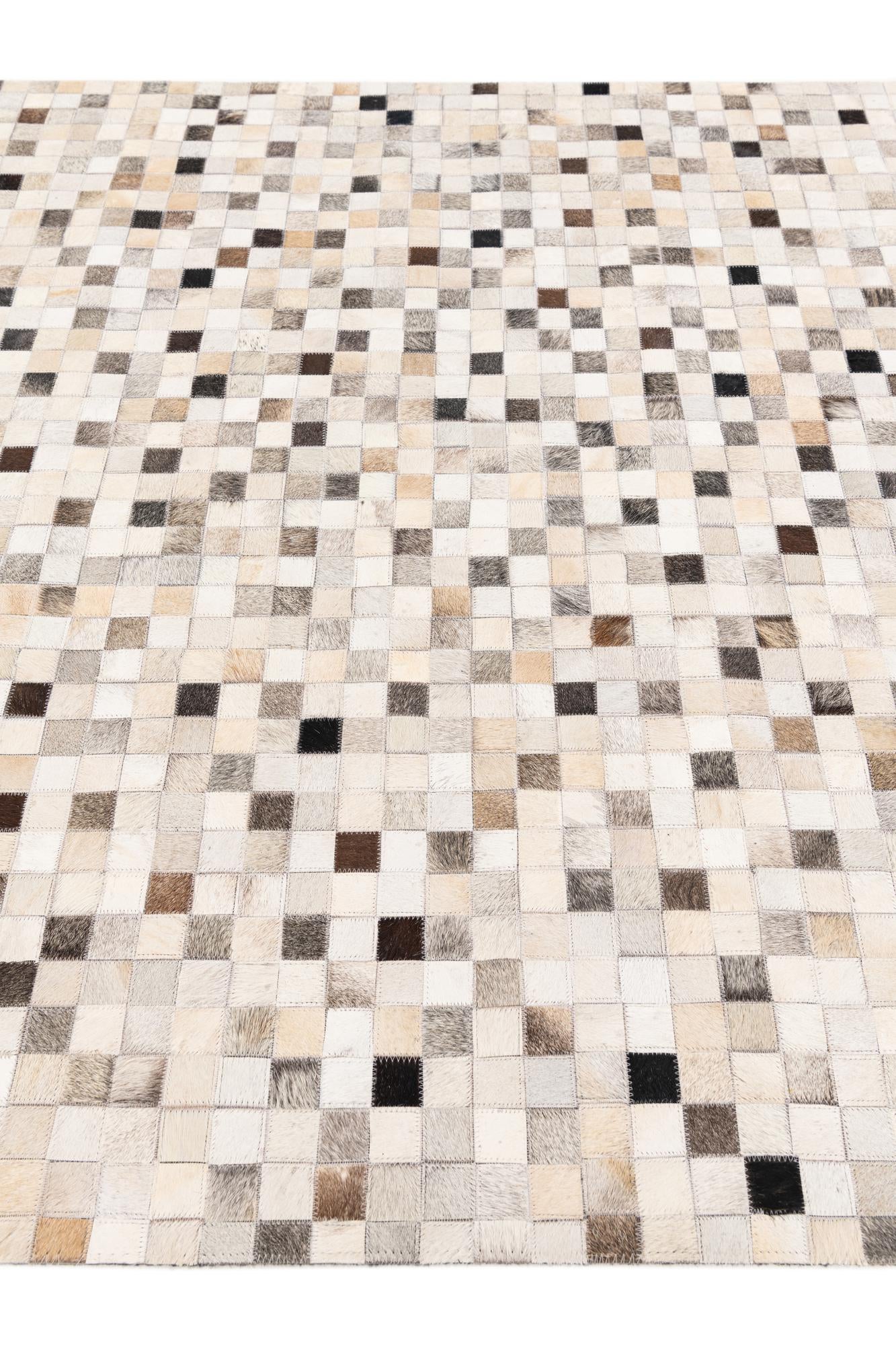 5' x 7' 11 Cowhide Stocks Rug