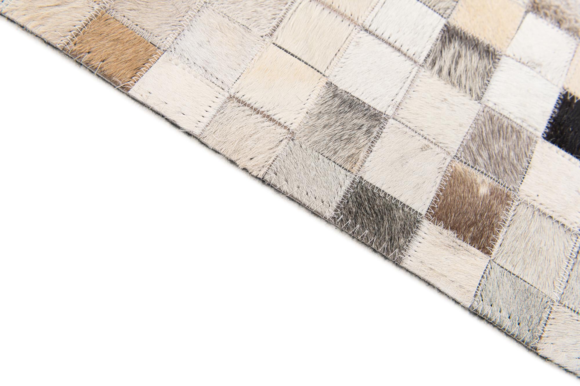 5' x 7' 11 Cowhide Stocks Rug