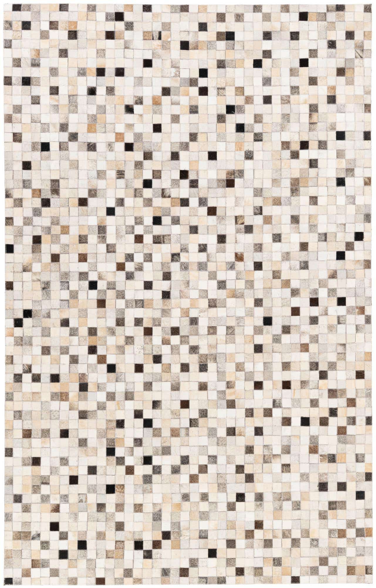 5' x 7' 11 Cowhide Stocks Rug