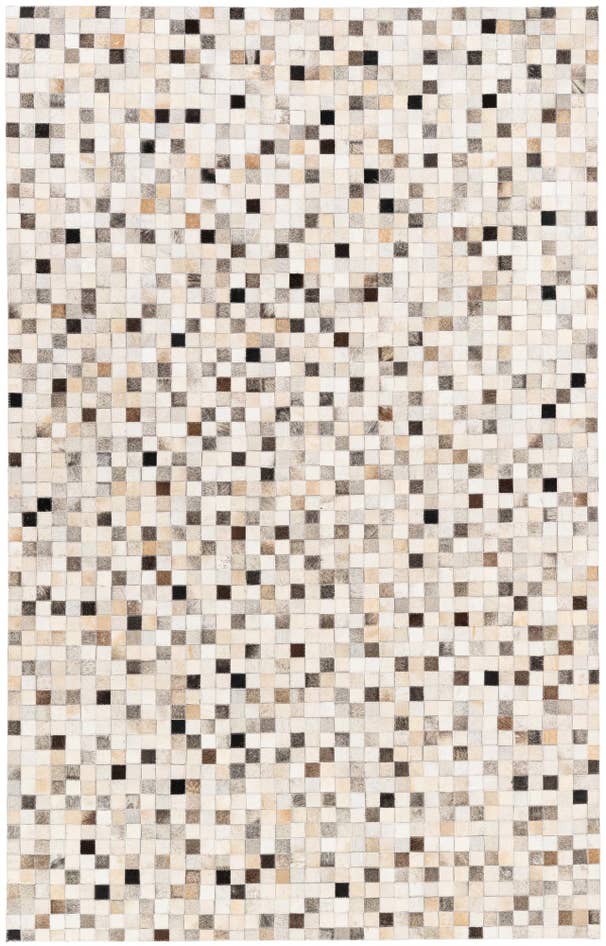 Detail image of 5' x 7' 11 Cowhide Stocks Rug