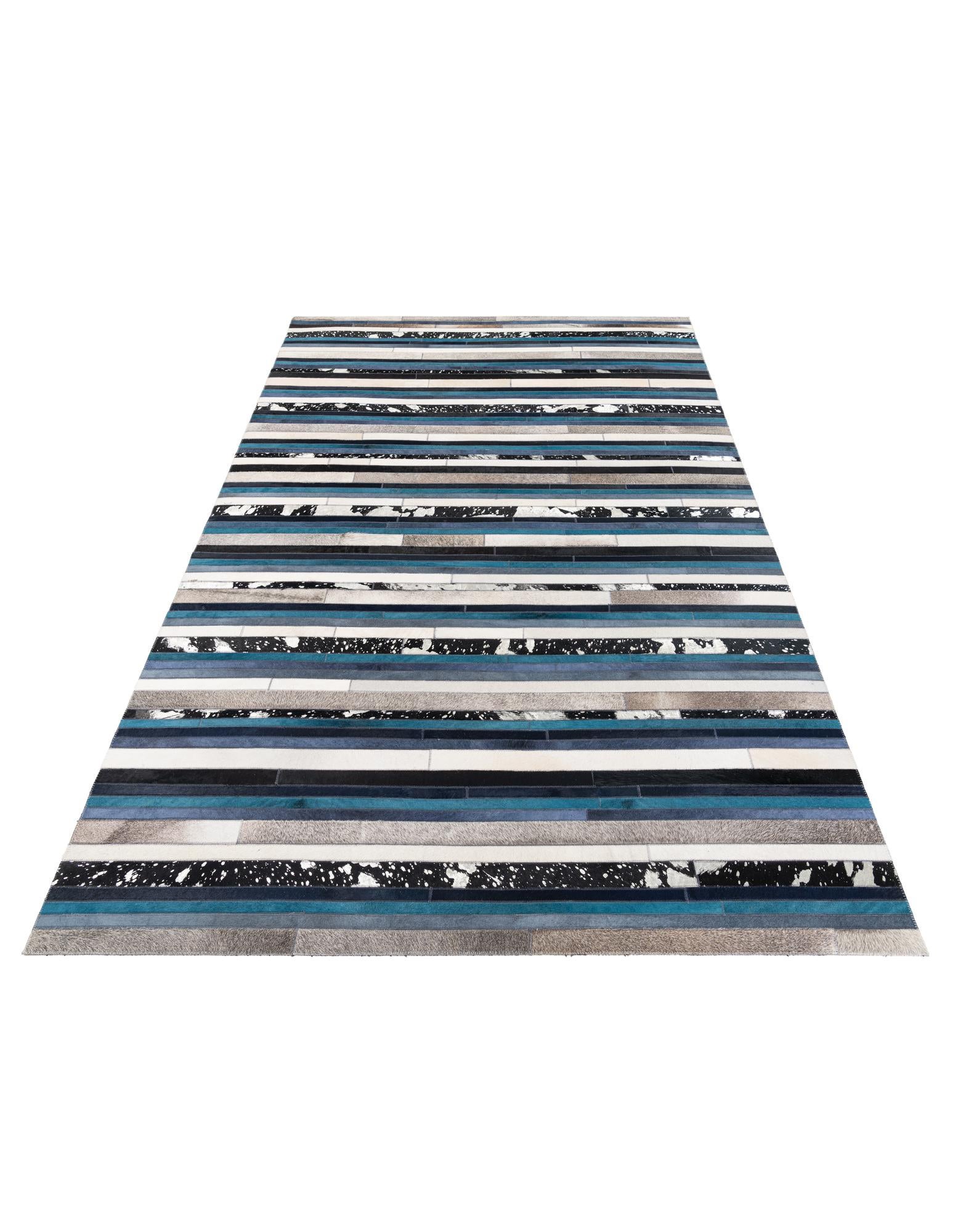 5' x 8' Cowhide Stocks Rug