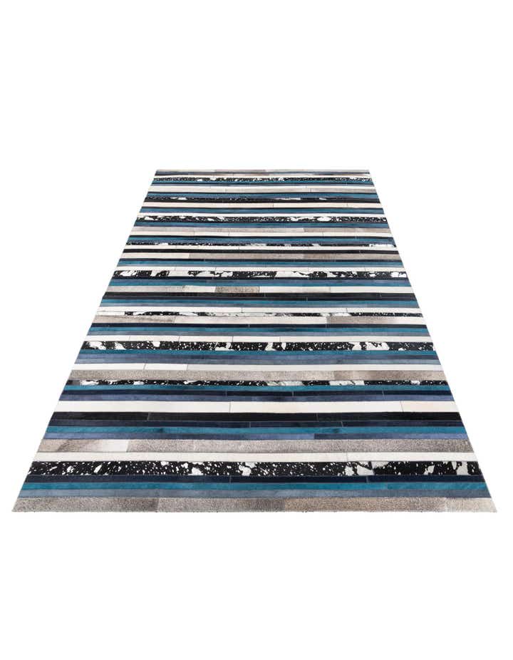 5' x 8' Cowhide Stocks Rug