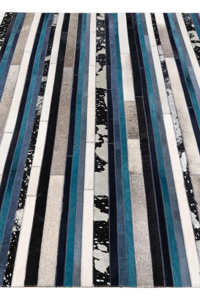 5' x 8' Cowhide Stocks Rug