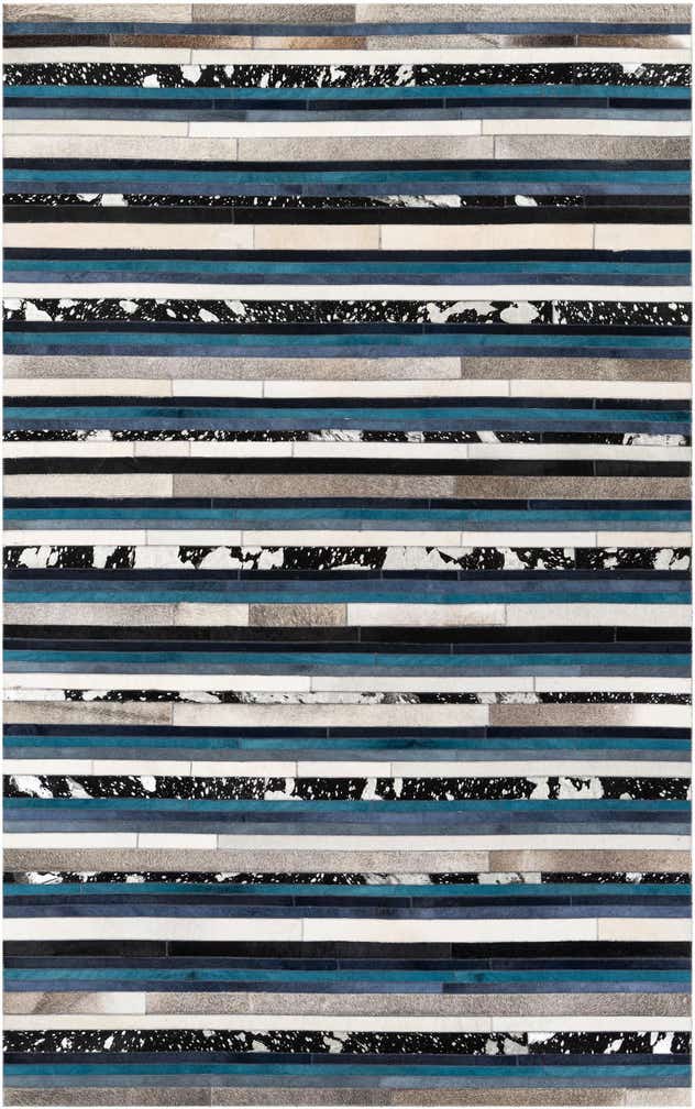5' x 8' Cowhide Stocks Rug