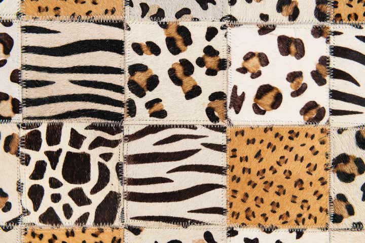 5' 1 x 8' Cowhide Stocks Rug