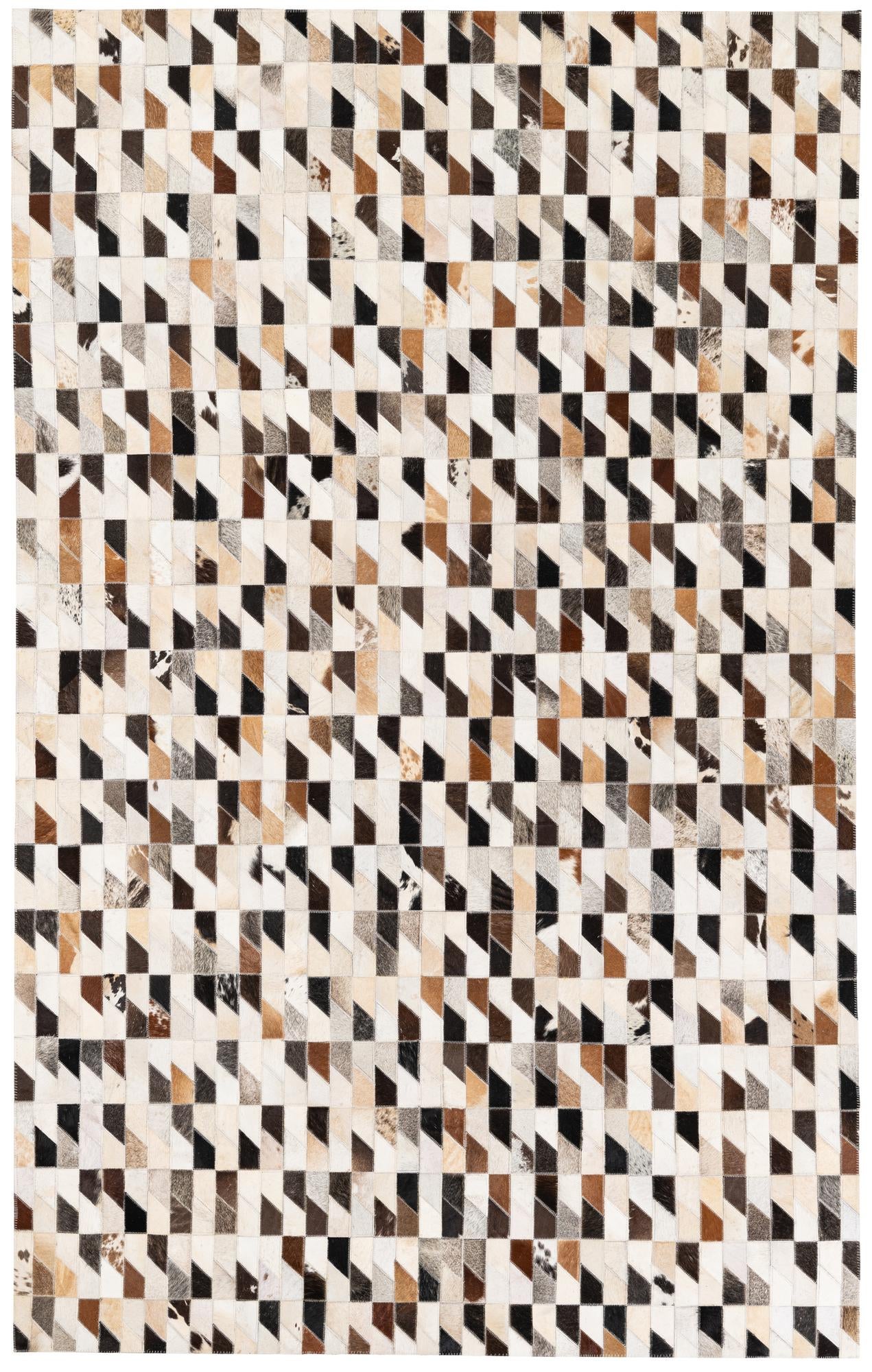 5' x 8' Cowhide Stocks Rug