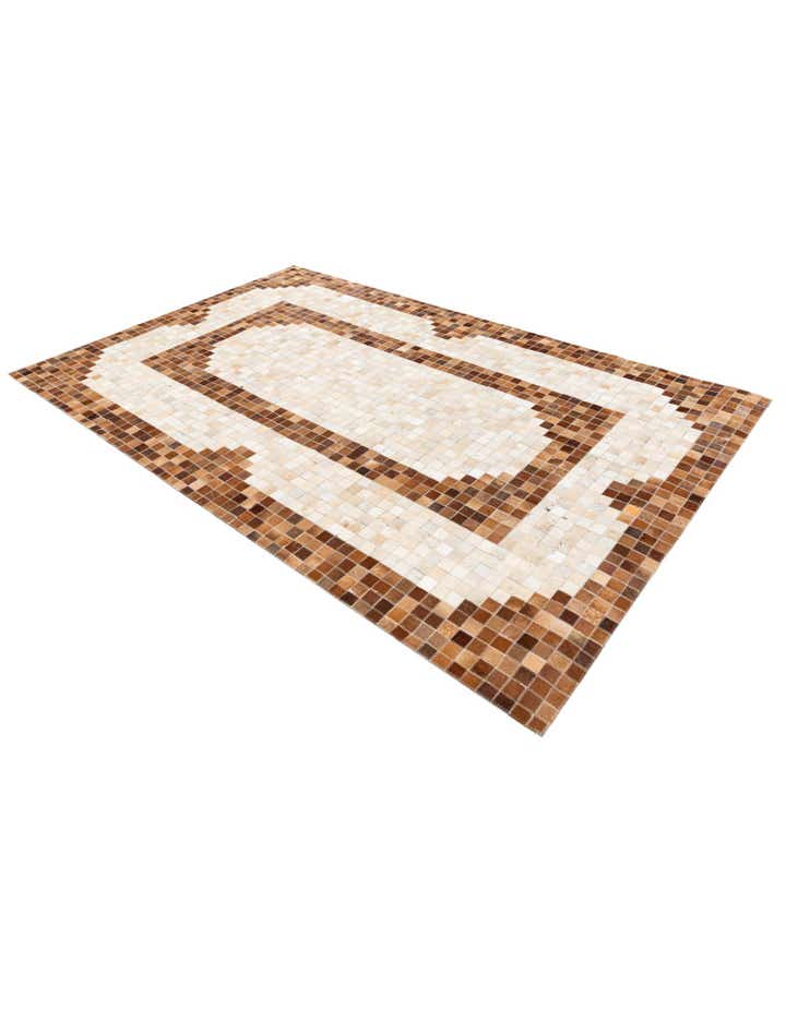 5' 1 x 7' 11 Cowhide Stocks Rug
