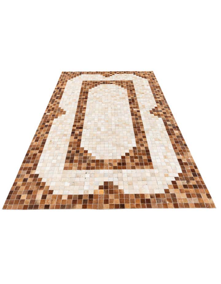 5' 1 x 7' 11 Cowhide Stocks Rug