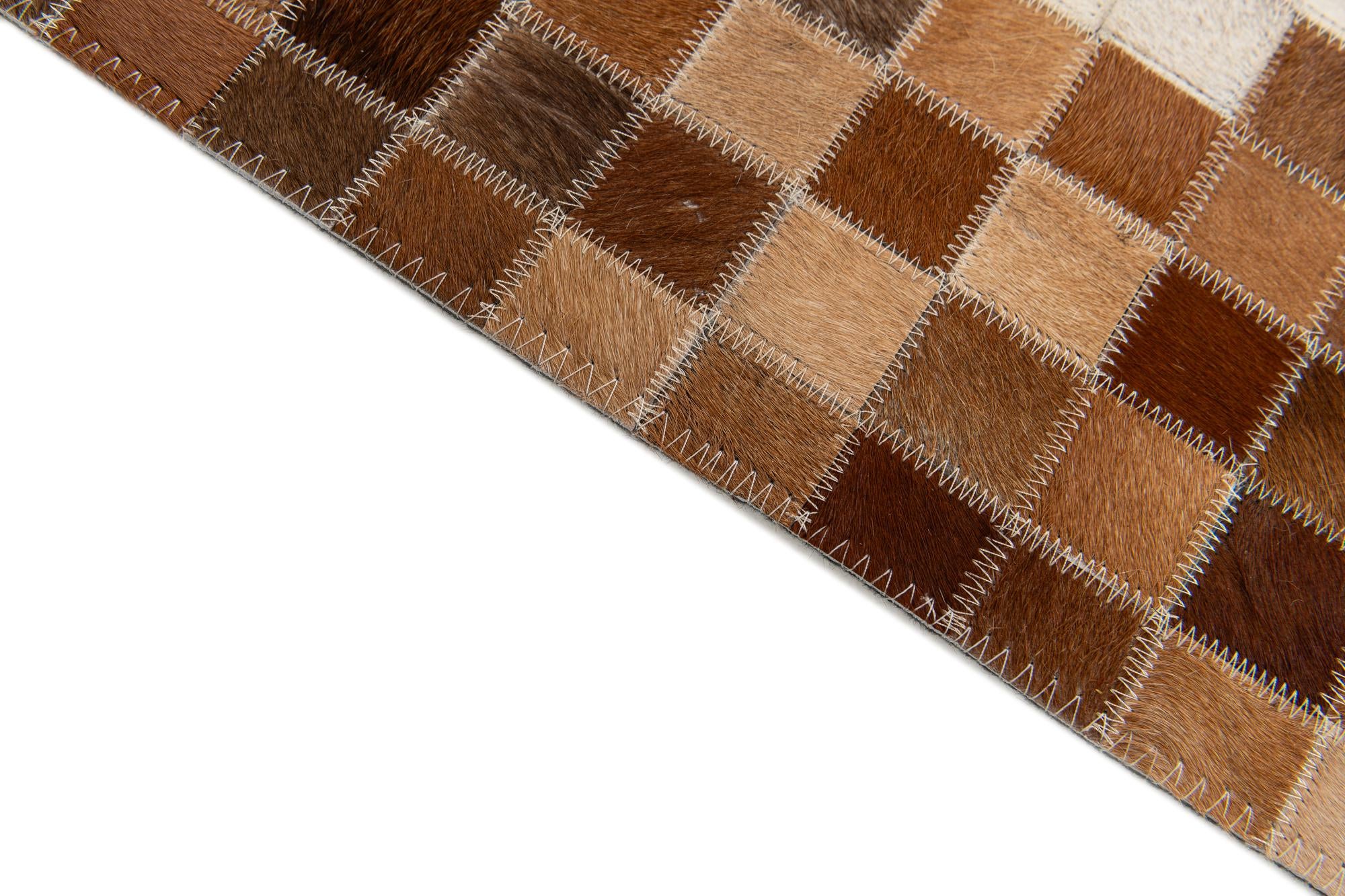 5' 1 x 7' 11 Cowhide Stocks Rug