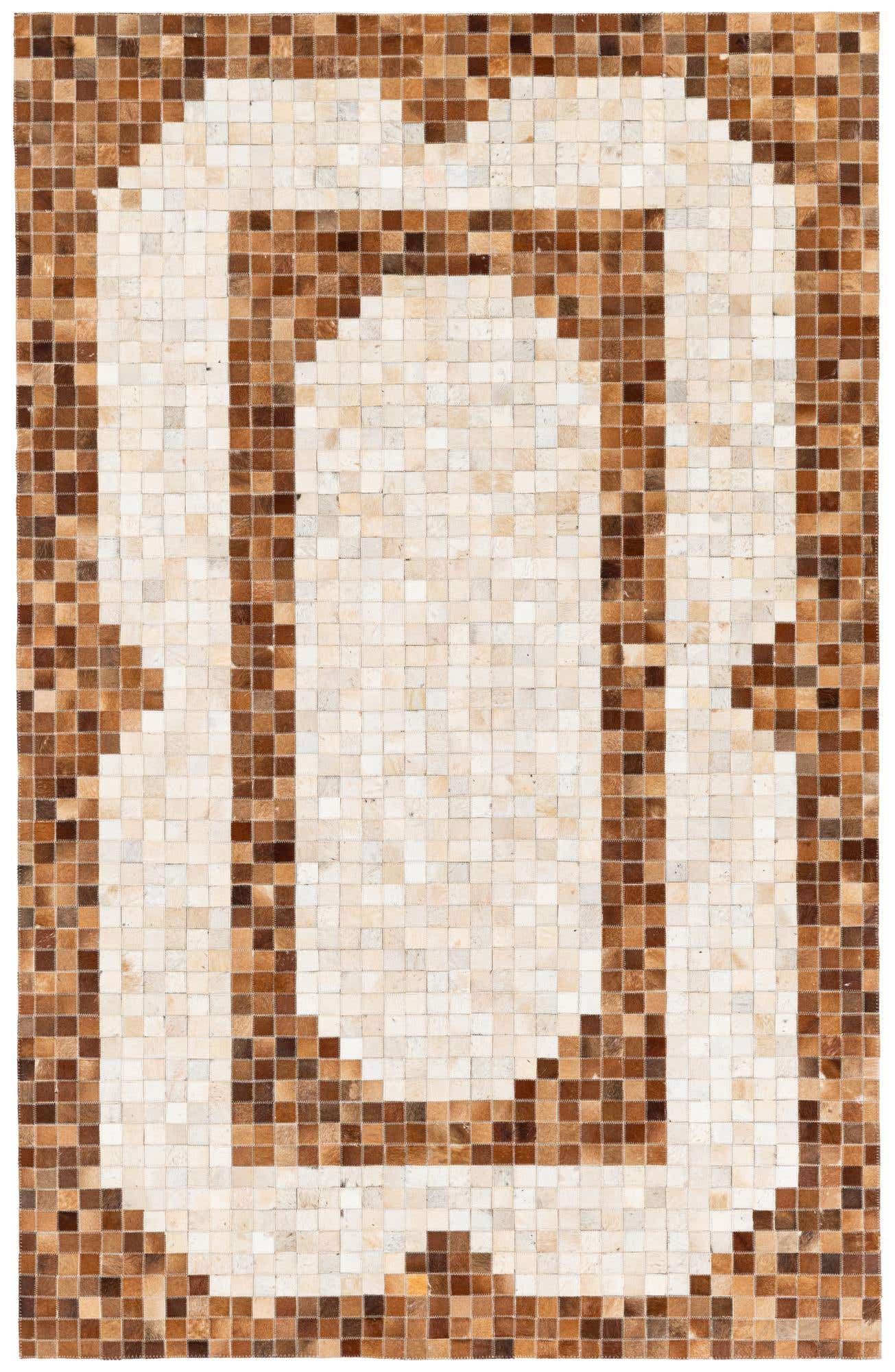5' 1 x 7' 11 Cowhide Stocks Rug