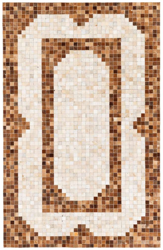 5' 1 x 7' 11 Cowhide Stocks Rug