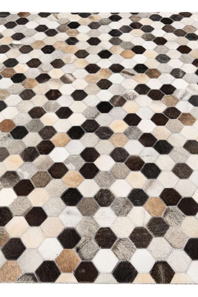 5' 1 x 8' 1 Cowhide Stocks Rug