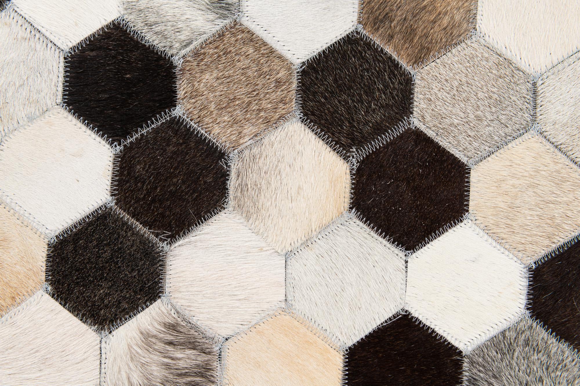 5' 1 x 8' 1 Cowhide Stocks Rug