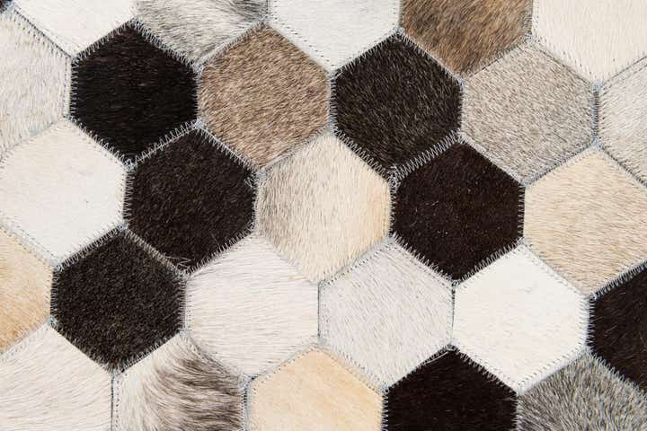 5' 1 x 8' 1 Cowhide Stocks Rug