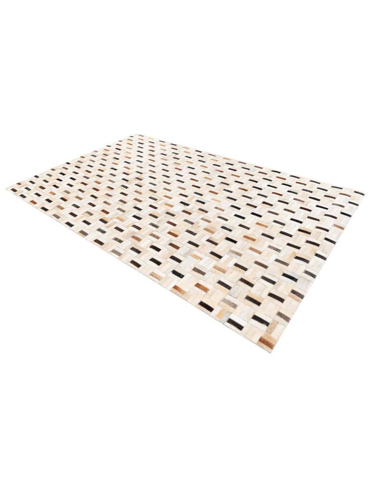 Detail image of 5' 1 x 8' Cowhide Stocks Rug