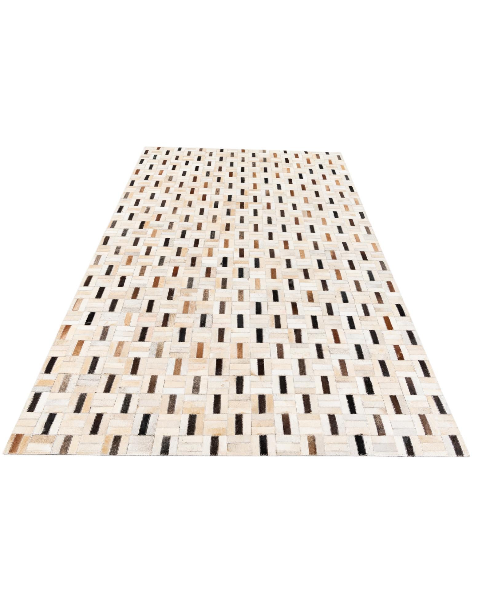 5' 1 x 8' Cowhide Stocks Rug
