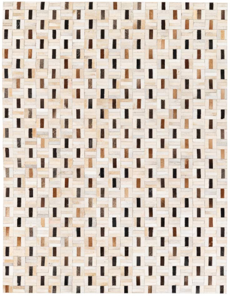 Detail image of 5' 1 x 8' Cowhide Stocks Rug