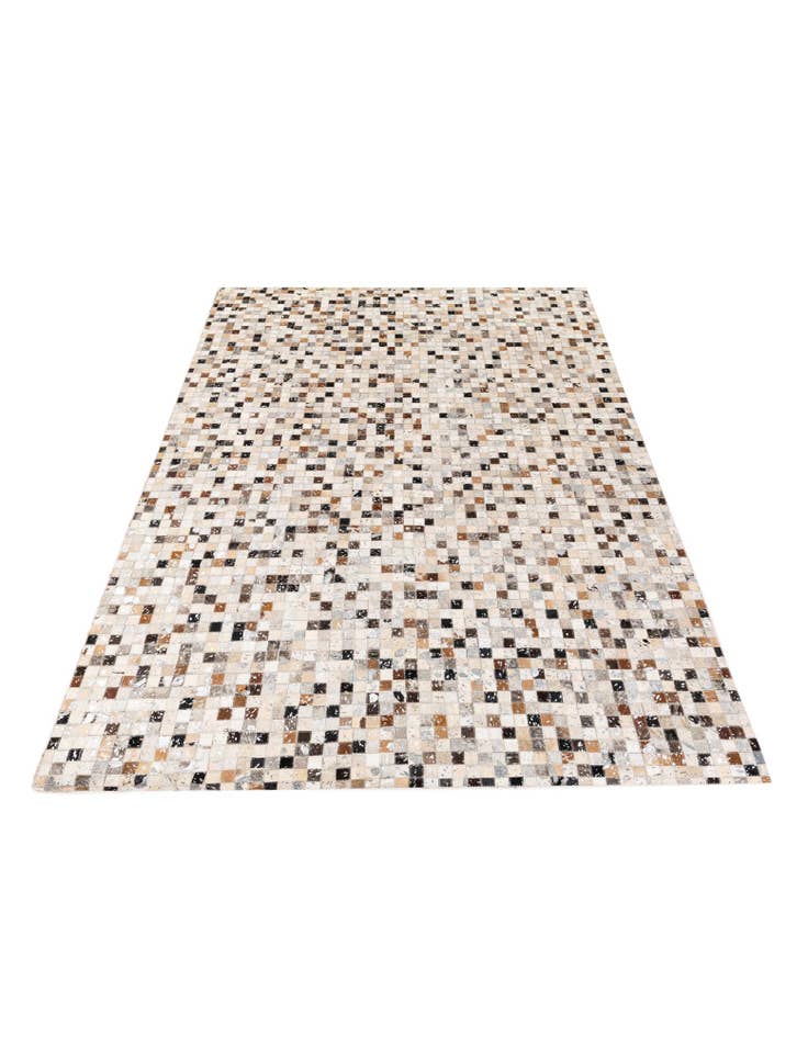 Detail image of 5' 4 x 7' 6 Cowhide Stocks Rug