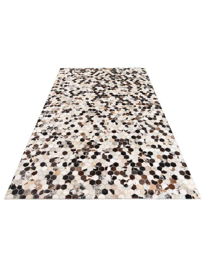 5' x 8' Cowhide Stocks Rug