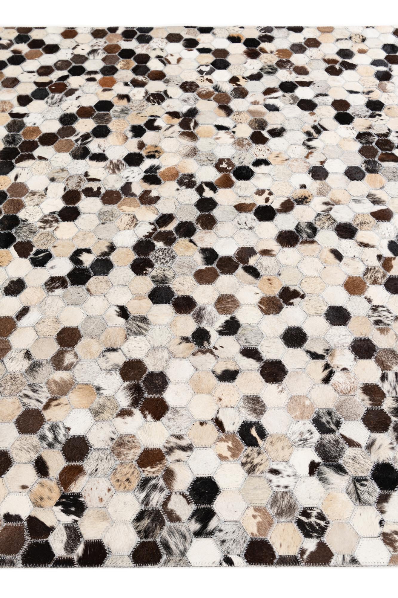 5' x 8' Cowhide Stocks Rug