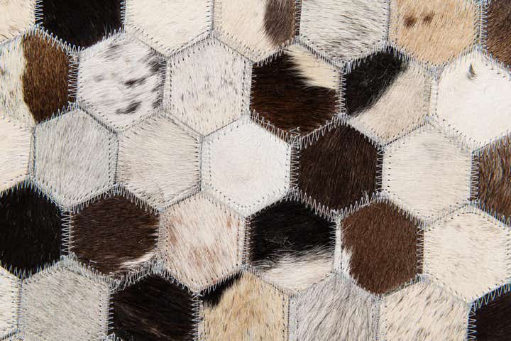 5' x 8' Cowhide Stocks Rug